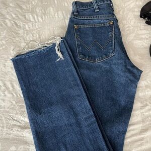 Wrangler Blue Straight Leg Jeans